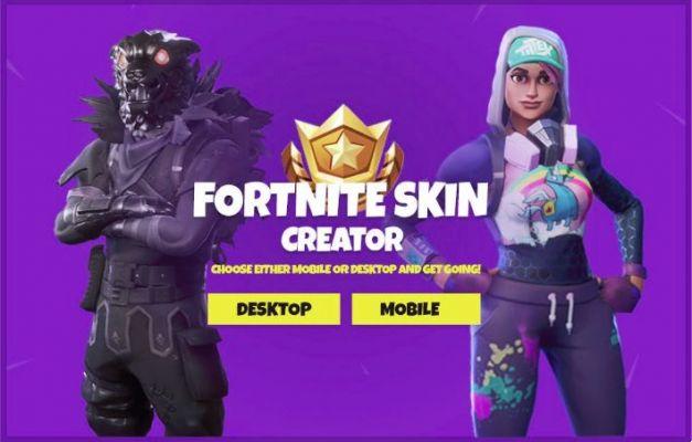 Gerador de skins aleatório Fortnite